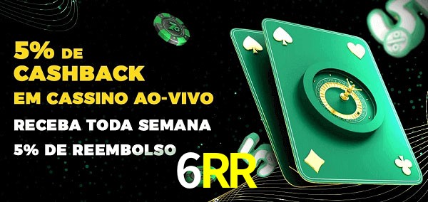 Promoções do cassino ao Vivo 6RR